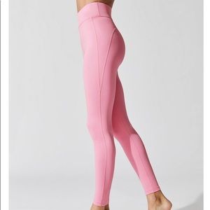 Carbon 38 Seamed Legging in Flamingo Pink